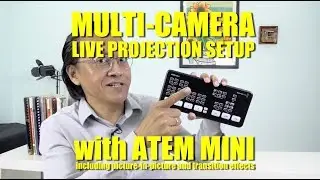 ATEM Mini Multicam Live Projection Setup - ATEM Mini Review Part 1