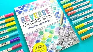 Testing a REVERSE COLORING BOOK #2