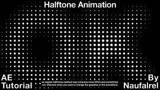 After Effects Halftone Animation with Card Dance Simulation | No Plugin