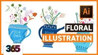 Floral Illustration | Illustrator CC Tutorial #59/365 Days of Creativity