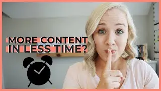 My 5 Secret Content Creation HACKS (Be on more social media platforms in less time!)