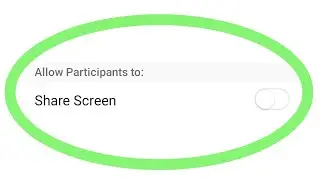 How To Disable Participants Screen Sharing On Zoom