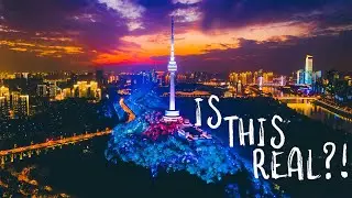 WUHAN, CHINA - The City of ILLUMINATION!