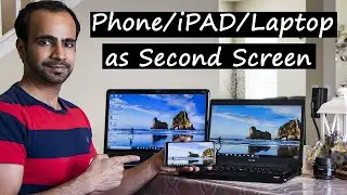 Use your Laptop, Android Phone, iPhone or iPad as Second Screen