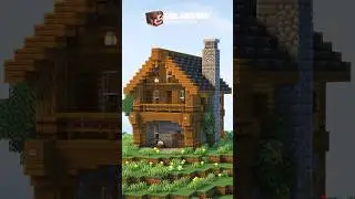 Minecraft Small Cabin 🏡 #minecraft #minecraftbuilding #tutorial #howtobuild