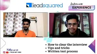 Lead square Interview experience 2023 | lead square interview questions | Freshers interviews