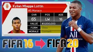 SIGNING KYLIAN MBAPPE IN EVERY FIFA CAREER MODE (From FIFA 16 to FIFA 20)