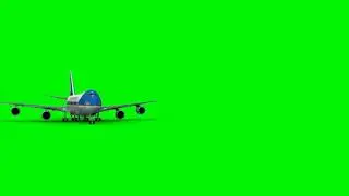 Aeroplane green screen