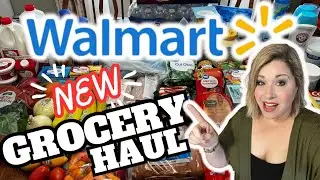 LARGE WALMART GROCERY HAUL | GROCERY HAUL & MEAL PLAN | Family of Four