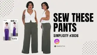 SEW WITH ME! SIMPLICITY #3036