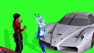 Free fire new dress with emote green screen video 