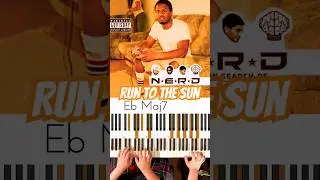 N.E.R.D Run To The Sun Chords 🎹👌 #musicianparadise #90smusic #NERDmusic