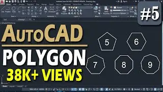 #5 | POLYGON | AutoCAD FULL Tutorial for Beginners [DEEPAK VERMA]