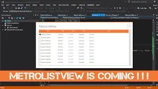 MetroListView Is Coming in MetroFramework