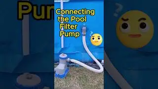 Connecting 🏊‍♂️Pool Filter Pump #swimmingpool #poolfilter #pump #instalation #foryou #youtubeshorts