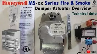 #Honeywell Fire and Smoke Damper Actuator / #hvac / Spring Return Direct Coupled Actuators