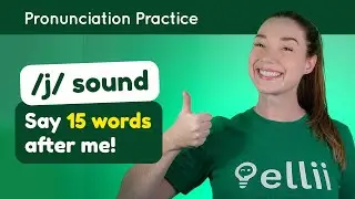 Practicing /j/ – English Pronunciation Lesson (Part 2)