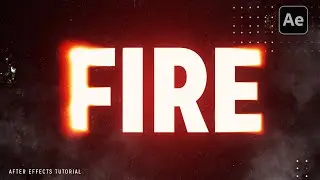 🔥 Create Stunning Fire Text | After Effects Tutorial