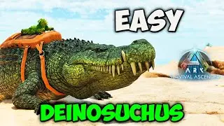 The BEST Deinosuchus TAMING GUIDE | ARK Survival Ascended