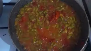 ЧУЧВАРА И СЛАДКИЙ ПЕРЕЦ ТУЩЕНЫЙ С ПОМИДОРАМИ ! МОЙ СУББОТНИЙ ЗАВТРАК НА СЕГОДНЯ!