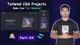 project-01 how to make a responsive Header section or Hero section with tailwind css website