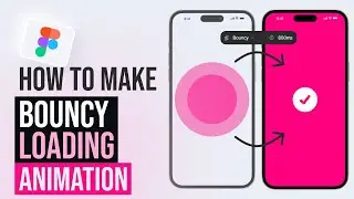 Figma Bouncy Loading Animation | Micro Interactions