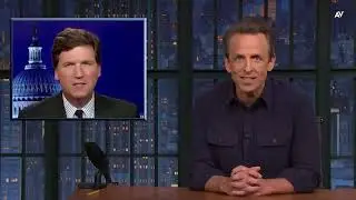 Late-night hosts take their best shots at Tucker Carlson