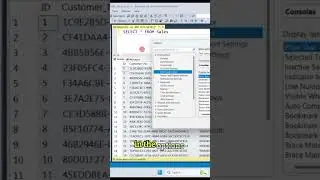 SQL Tips | Change Size & Fonts SQL Grid View Results #shorts