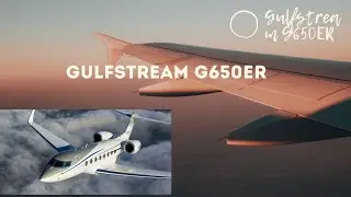 Gulfstream G650ER Business Jet. Business aviation. Airplane overview