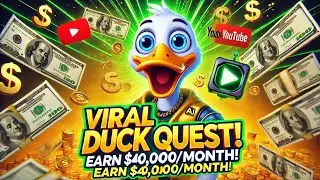 Create VIRAL Duck Quest Videos with AI & Earn Up to $40,000 Month! 🦆💰  #edit #makemoneyonline