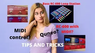 Boss RC600 MIDI Tips and Tricks USB Midi Host Quneo #bossrc600 #rc600 #midi #bossmidi #quneo