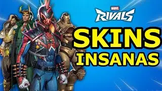 TODAS AS SKINS DO MARVEL RIVALS! (até agora)