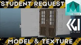 Maya Student Support: Door - How to Model and Texture