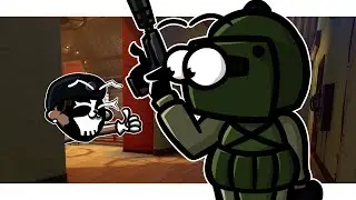 Tachanka learns to Roam in Rainbow Six Siege (Animation)