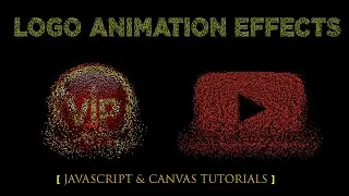 JavaScript & Canvas Logo Animation Effects 