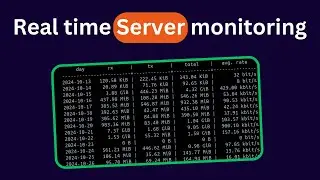 How to Monitor Real Time Network Traffic in a Linux Server ｜ VNSTAT ｜ Linux bandwidth monitoring