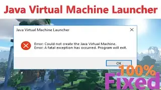 Fix java virtual machine launcher error - could not create the java virtual machine