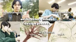 early stages of an architecture school design + do i regret my classes this semester?