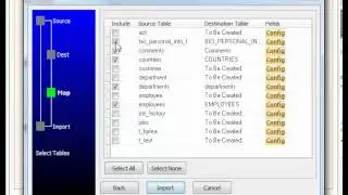 Batch import data from PostgreSQL tables to Access