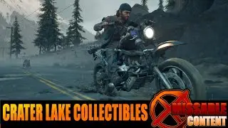 Days Gone All CRATER LAKE Collectibles - Nero Injectors, Nero Intel, Characters, Tourism Locations