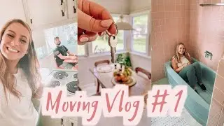 MOVING VLOG #1 | Moving Into Our First House Together!