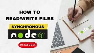 Synchronous File Reading and Writing in Node.js | Tutorial