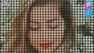 PicsArt Editing Dot Mosaic Portrait || Creative Art