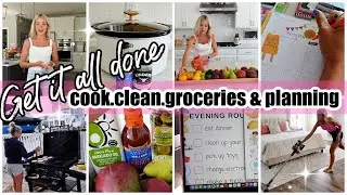 *NEW* GET IT ALL DONE COOK CLEAN GROCERY HAUL PLAN WITH ME & MORE TIFFANI BEASTON HOMEMAKING 2024