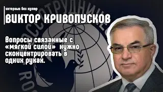 Виктор Кривопусков: вопросы связанные с «мягкой силой»  нужно сконцентрировать в одних руках