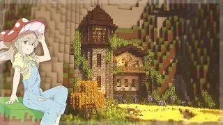 [Minecraft] Cliffside Hobbit Hole 🌙🏔 | CIT Resource Packs