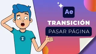 TRANSICIÓN con el EFECTO PASAR PÁGINA en AFTER EFFECTS | Tutorial Rápido