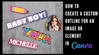 How to Create a Custom Outline for an Image or Element in Canva