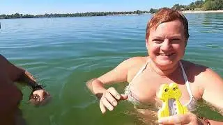 Утро ДОБРЫМ не бывает 🏕️ВОДНЫЕ процедуры 🩴КАЖДЫЙ день 😉 Озёрные хроники (10)