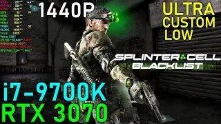 Splinter Cell Blacklist RTX 3070 & 9700K - Max Settings 1440P